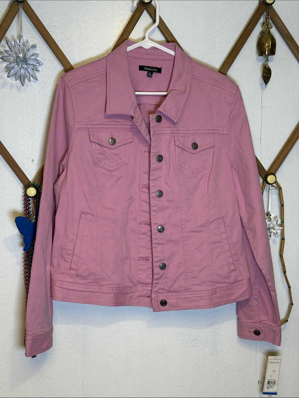 Relativity Pink Women's Denim Jacket